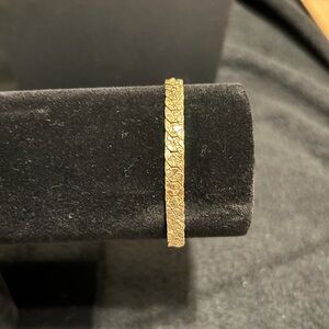 Gold-plate nugget Women's Bracelet